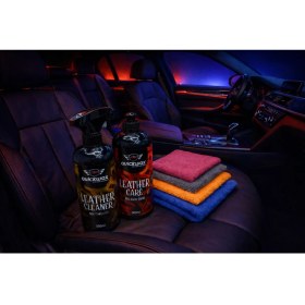 Resim Quickwax 3lü Set Deri Temizleyici + Deri Bakım Ürünü + Mikrofiber Uygulama Bezi 