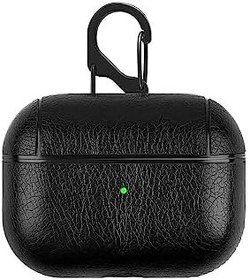 Resim Kılıf Kulaklık Koruma Deri Darbe Korumalı Siyah Taba Kahverengi Kırmızı Siyah Apple Airpods 3 ile Uyumlu ürün 