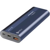 Resim Promate Powertank-20 PowerBank 20000 mAh 18W QC 3.0 Hızlı Şarj USB ve Type-C Mavi 