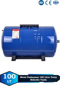 Resim Sumarkt Trtank Profesyonel 100 Litre Yatay Ayaklı Nsf Membranlı Hidrofor Genleşme Tankı 