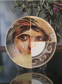 Resim Konyax Zeugma 1 Kişilik Pasta Tabağı Çok Renkli 