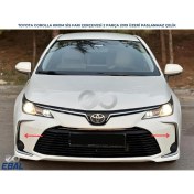 Resim Ebal Oto Toyota Corolla Krom Sis Farı Çerçevesi 2 Parça 2019 ve Üzeri Paslanmaz Çelik 