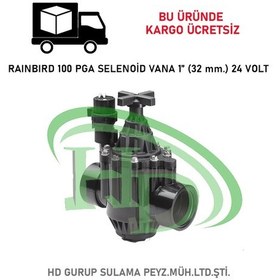 Resim Rainbird 100 Pga Selenoid Vana 1" Bsp (32 Mm.) 24 Volt 