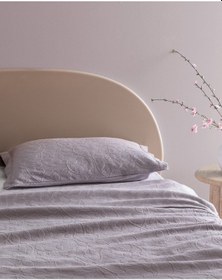 Resim Madame Coco Chantal Çift Kişilik %100 Pamuk Yatak Örtüsü - Açık Mürdüm Çok Renkli 