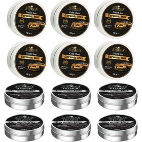 Resim Altınoran 6 Adet Titanıum Ceramic Wax 100 gr 6 Adet Gold Class Ceramic Wax 100 gr 
