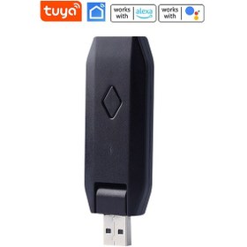 Resim Moveevo Siyah Tuya Akıllı Wifi Kumanda: Ir+rf Ev Aletlerini Uzaktan Kontrol Et, Ses Komutu Ve Dıy Desteği 