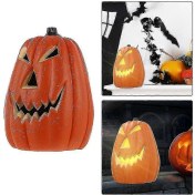 Resim Cadılar Bayramı Led Jack O Fener Kafatası Kafa Lambası Parlayan Dekoratif Lamba Turuncu Led Jack O Fenerler Cadılar Bayramı Süslemeleri 2022 Diğer 