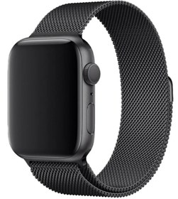 Resim Apple Watch 9 8 7 6 5 4 3 Se\u002Fultra Uyumlu 42 - 44 - 45 - 49 Mm Uyumlu Milano Loop Çelik Örme Kordon 