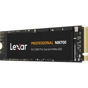 Resim Lexar NM700 NVMe 256GB 3500MB-1200MB/s M.2 SSD (LNM700-256RB) 