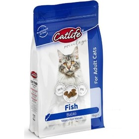 Resim Catlife Balıklı Yetişkin Kedi Maması 1 KG 