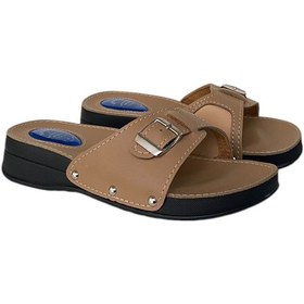 Resim Hp400 Ortopedik Halluks Ve Topuk Dikeni Terliği Kemik Çıkıntısı Günlük Kadın Terlik Kum 