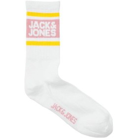 Resim Jack & Jones Jack&jones Jaclogo Strıpe Tennıs Sock 12250750 Pembe 001 