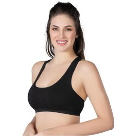 Resim Siyah Mı Emay 1424 Modal Cotton Sporcu Büstiyer Siyah 