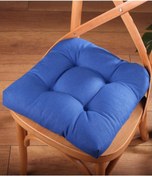 Resim Altınpamuk Altınpamuk Lüx Pofidik Lacivert Sandalye Minderi Özel Dikişli Bağ 