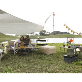 Resim Kingcamp Classic Air Sofa Premium Şişme Kanepe Açık Haki 