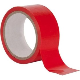 Resim Evimdeyokyok Renkli ( Kırmızı ) Koli Bandı 45X100 Metre 6 Adet 1 Paket 