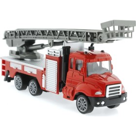Resim Çek Bırak Metal Mini Merdivenli Itfaiye Kamyonu 