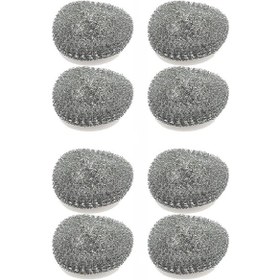 Resim 8 Adet Paslanmaz Çelik Tel Bulaşık Teli Poşetli 