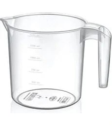 Resim -Yuvarlak Şeffaf Maşrapa 1,5 Lt 