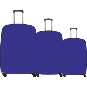 Resim My Sax Valiz Kılıfı / Bavul Koruyucu Örtüsü Büyük, Orta, Kabin Boy Set Saks Mavi 