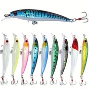 Resim 1 Adet Bionic Minnow Yem, Keskin Kanca Ile Yapay Sert Yem, Balıkçılık Aksesuarı 