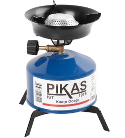 Resim Pikas İksa Devrilmez Ayaklı Portatif Kamp Ocağı,çakmak gazı hediye 