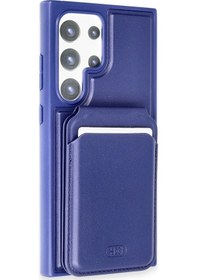Resim Samsung Galaxy S24 Ultra Hbc-247 Atina Kartvizitli Kapak - Lacivert 