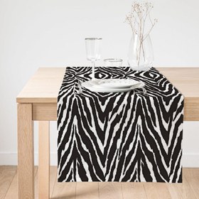 Resim Zebra Desenlii Özel Tasarım Dijital Baskılı Modern Süet Runner 