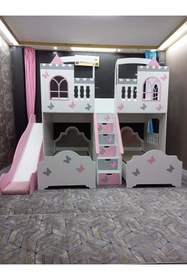 Resim bebetu mobilya Kelebek Model Ranza Oyun Evi 