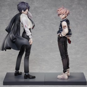 Resim Anime-Inspired Dog Model Heykeli - PVC Toplu Figür, Benzersiz Saç ve Giyim Tasarımı ile Siyah ve Beyaz Manga Karakteri, Fanlar için Mükemmel Tatil Hediyesi, Toplu Manga Eşyası | Şık Toplu | PVC İnşaat 