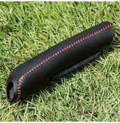 Resim Chuangyinshop Kırmızı Dikişli Universal Sentetik Deri El Freni Kılıfı Dayanıklı Ve Konforlu 