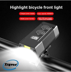 Resim Zigver Majia Pro Germany 750 Lümen Su Geçirmez Bisiklet Farı 