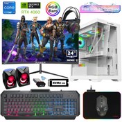 Resim XSR896 i7 12700F 23.8" 16 GB RAM 512 GB M.2 NVMe SSD 8 GB RTX4060 180Hz Curved FreeDOS Gaming Masaüstü Xaser