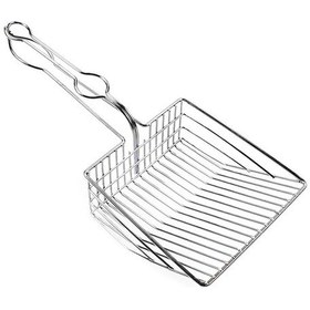 Resim Geeksen Gotofar Paslanmaz Çelik Kedi Kumu Küreği - Evcil Hayvan Temizlik Aparatı, Gümüş 