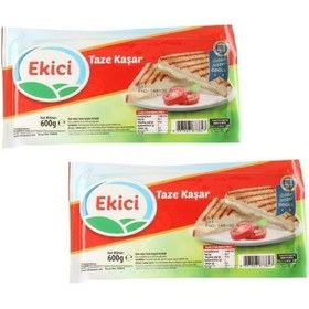 Resim Ekici Taze Kaşar Peyniri 600 G X 2 Adet 