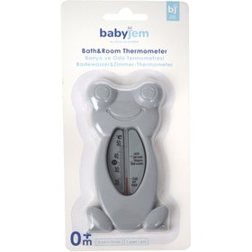 Resim Babyjem Kurbağa Banyo Oda Termometresi Gri - Gri 