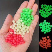Resim 1000 adet Karanlıkta Parlayan Oval Balıkçılık Boncukları - Yeşil, Kırmızı ve Karışık Renkler, Tatlısu & Tuzlu Su Montajları için Yumuşak Kauçuk Boncuklar, Gece Balıkçılığı ve Montaj için Mükemmel, Çok Yönlü Balıkçılık Boncukları | Glowindark Boncukları | Kolay İplik Boncukları 