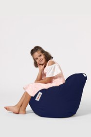 Resim earmut Premium Çocuk Armut Koltuk Lacivert 