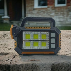 Resim 15W Güneş Enerjili Bank Özellikli Çok Fonksiyonlu Işıldak Fener GS490 