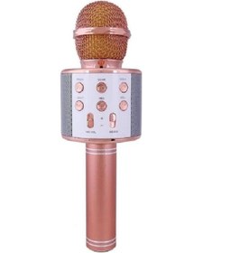 Resim FİOPLUS Karaoke Bluetooth Mikrofon Hoparlörlü Usb Flash Destekli Ws-858 