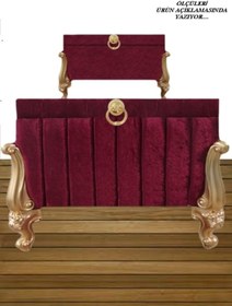 Resim Sandık Dünyası Söz Nişan Bohça Gelin Damat Çeyiz Sandığı 2li 0601 