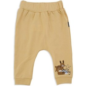 Resim Bebek Çocuk Tavşan Baskılı Tek Alt Eşofman Altı 2'li Set 001 