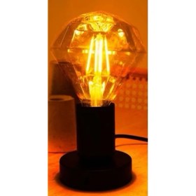 Resim YTE Vintage Filament Rustik E27 220V 2200K Prizmatik Edison Ampul 4W FL95 