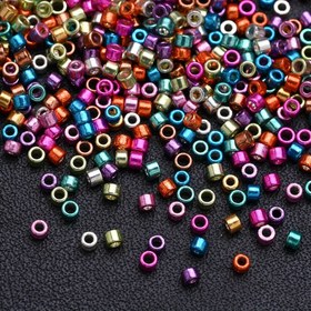Resim 1000 adet 2Mm Vintage Gökkuşağı Cam Tohum Boncukları Diy El Sanatları Bileklikler Takı Yapımı Aksesuarları Sanat Malzemeleri Boncuklar ve Boncuk Assortisi 