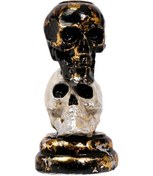 Resim Suntek Ev Dekorasyonu, Mezarlık Şöminesi İçin Kafatası 6,3 Cm X 6,3 Cm X 18,2 Cm 