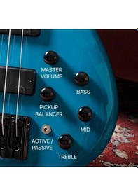 Resim Cort C5 Deluxe Crd Bas Gitar, 5 Telli, Şeker Kırmızısı 