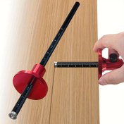 Resim Avrupa Ahşap İşleme İşaretleme Cetveli, Metrik/İmparatorluk Tipi Bıçak Çizgi İşaretleyici, Mortise ve Tenon Yazı Aleti, Paralel Cetvel 