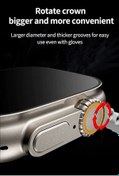 Resim Mulvix Mullkrg Krg01 Ws28 Ultra 49Mm Siri Tansiyon Ateş Nabız Ölçer Akıllı Saat (Muul) 