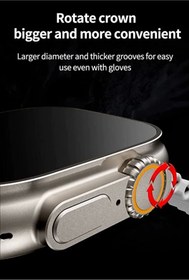 Resim Mulvix Mullkrg Krg01 Ws28 Ultra 49Mm Siri Tansiyon Ateş Nabız Ölçer Akıllı Saat (Muul) 