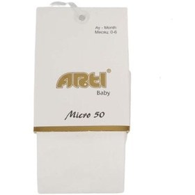 Resim Artı Micro Külotlu Muz Çorap 300178 Beyaz 